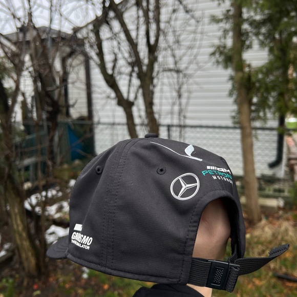 Classic Lewis Hamilton Mercedes Benz Petronas  Strap Back Hat - Picture 3 of 6